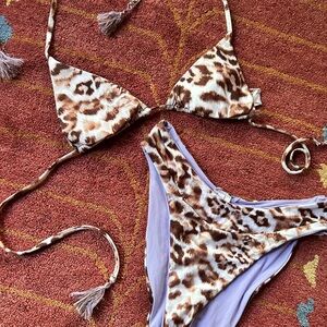NWOT 💜 Becca Leopard Bikini